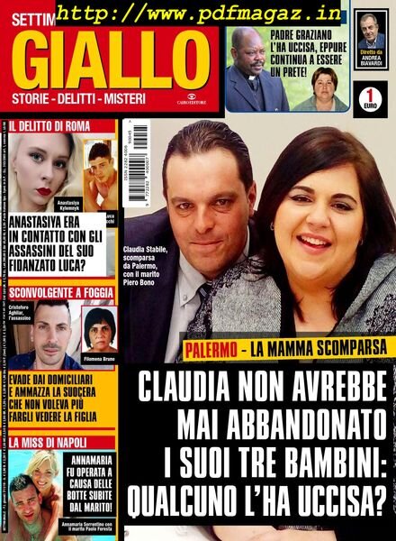Giallo – 13 Novembre 2019 Cover