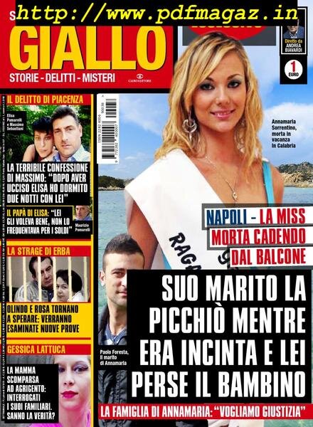 Giallo – 25 Settembre 2019 Cover