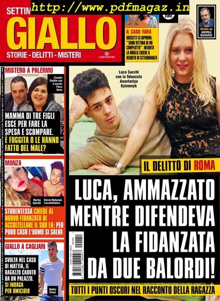 Giallo – 6 Novembre 2019 Cover