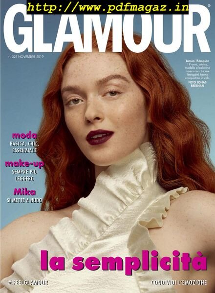 Glamour Italia – Novembre 2019 Cover