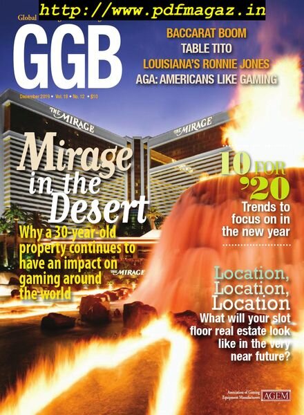Global Gaming Business – December 2019 Cover