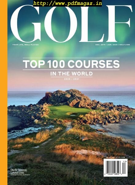 Golf Magazine USA – December 2019 Cover