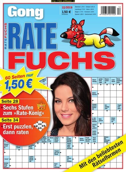 Gong Ratefuchs – Dezember 2019 Cover