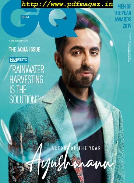 GQ India – October 2019 Cover