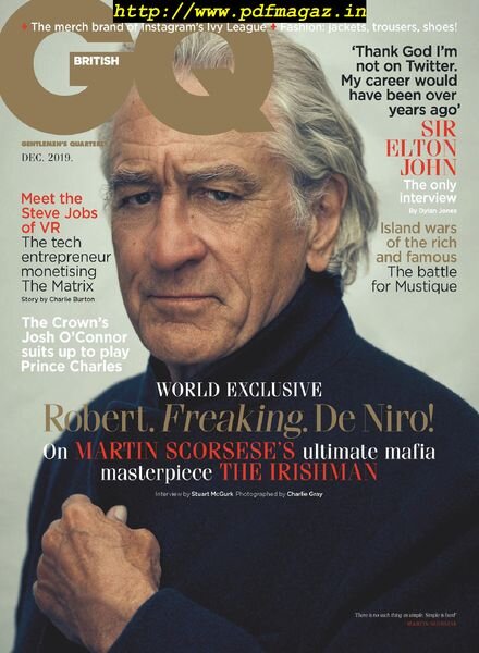 GQ UK – December 2019 Cover