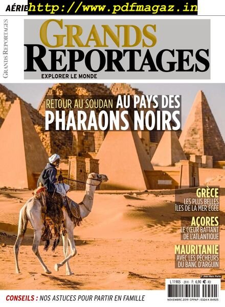 Grands Reportages – novembre 2019 Cover