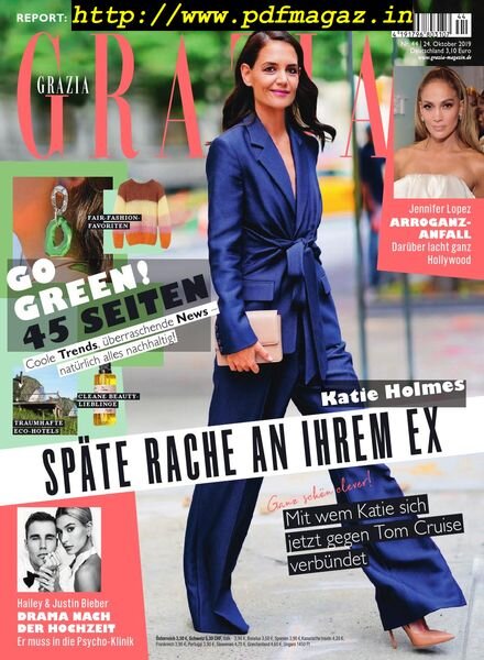 Grazia Germany – 24 Oktober 2019 Cover