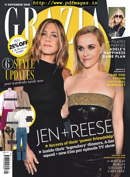 Grazia UK – 11 November 2019 Cover