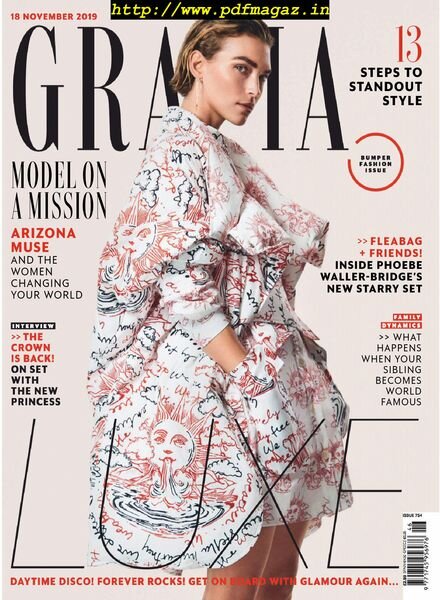 Grazia UK – 18 November 2019 Cover