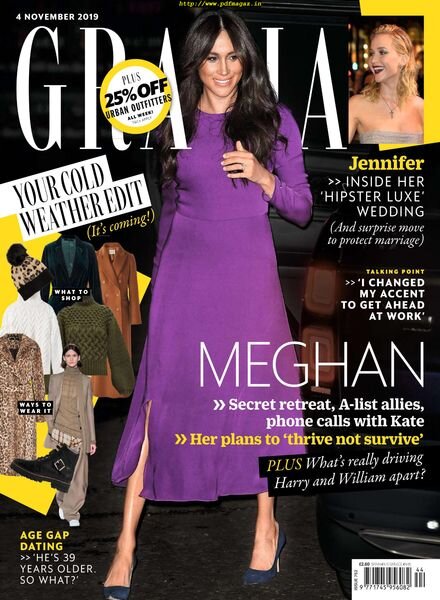 Grazia UK – 29 October 2019 Cover