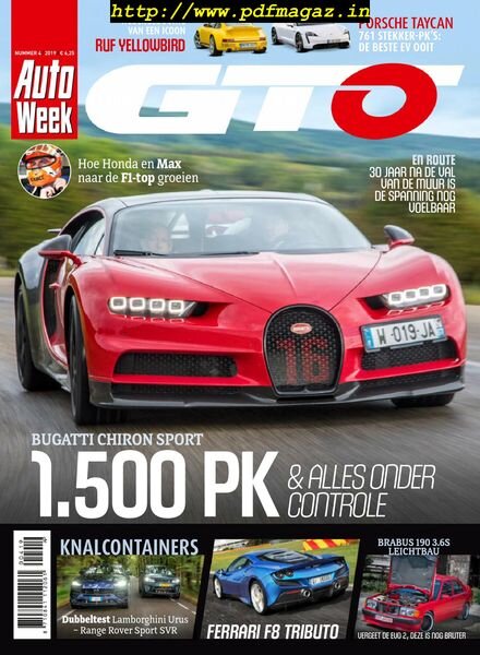 GTO – november 2019 Cover