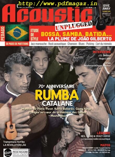 Guitarist Acoustic Unplugged – novembre 2019 Cover