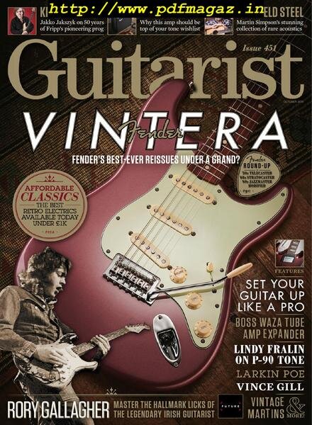 Guitarist – October 2019 Cover