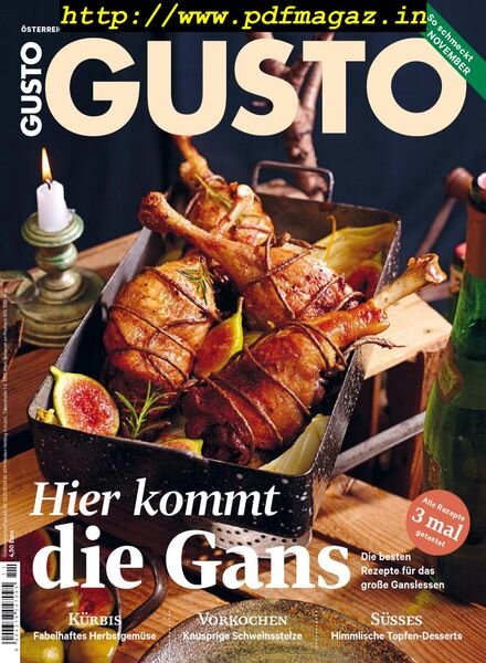 Gusto – Oktober 2019 Cover
