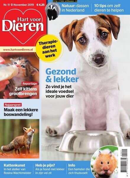 Hart voor Dieren – november 2019 Cover