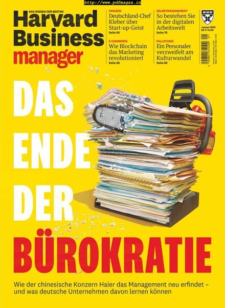 Harvard Business Manager – Januar 2019 Cover