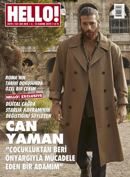 HELLO! Turkiye – 06 Kasim 2019 Cover