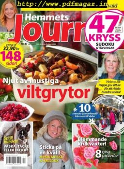 Hemmets Journal – 14 november 2019