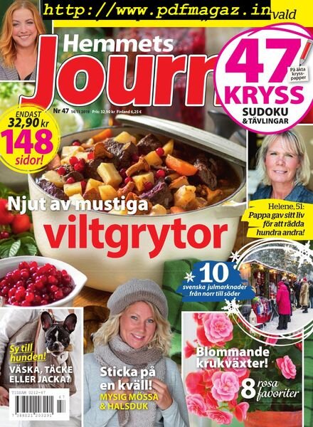Hemmets Journal – 14 november 2019 Cover