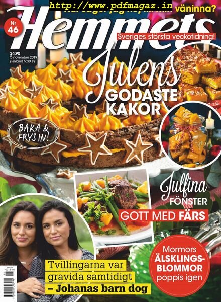 Hemmets Veckotidning – 05 november 2019 Cover