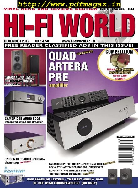Hi-Fi World – December 2019 Cover