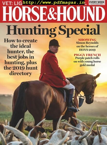 Horse & Hound – 24 October 2019 Cover