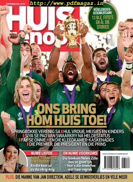 Huisgenoot – 14 November 2019 Cover