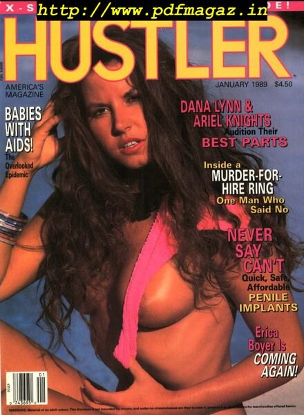 Hustler USA – January 1989 Cover