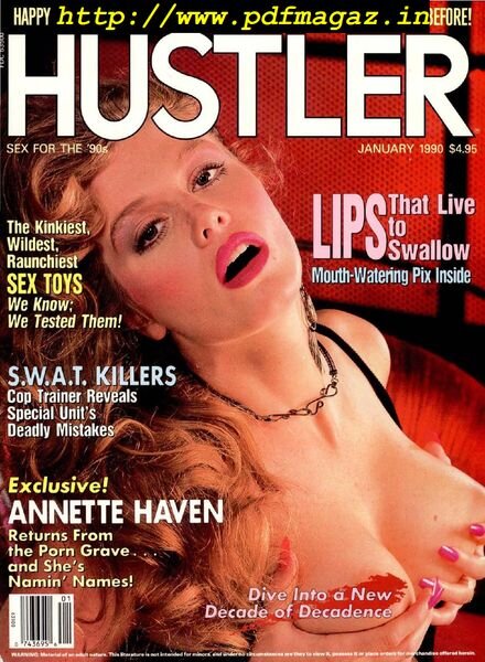 Hustler USA – January 1990 Cover