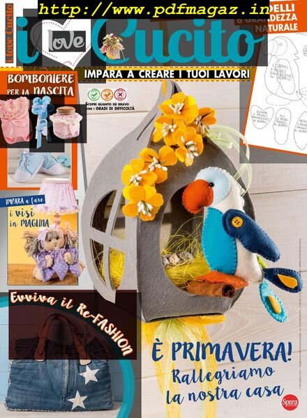 I Love Cucito – Aprile-Maggio 2018 Cover