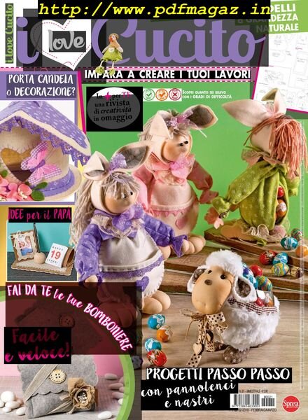 I Love Cucito – Febbraio-Marzo 2018 Cover