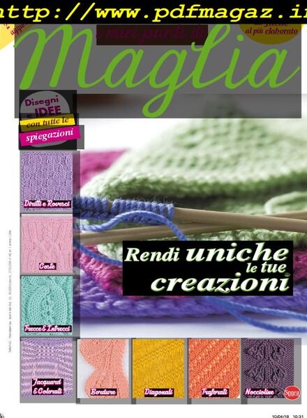 I miei punti di maglia – Maggio-Giugno 2018 Cover