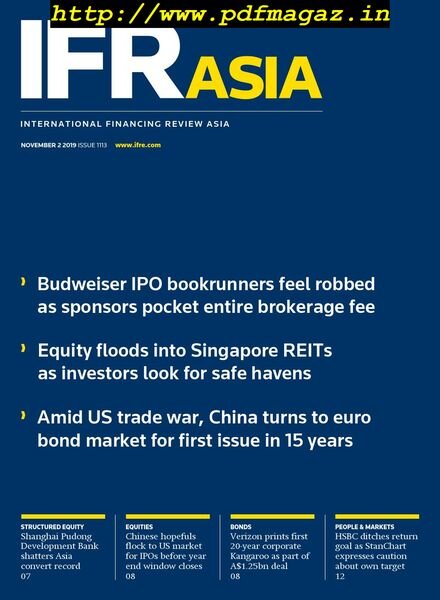 IFR Asia – November 02, 2019 Cover