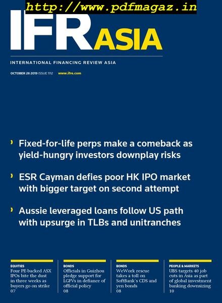 IFR Asia – October 26, 2019 Cover