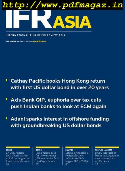 IFR Asia – September 28, 2019 Cover