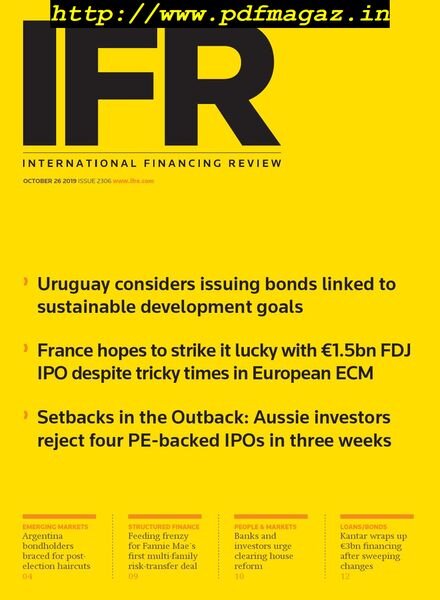 IFR Magazine – October 26, 2019 Cover