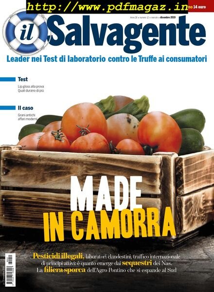 il Salvagente – Dicembre 2019 Cover