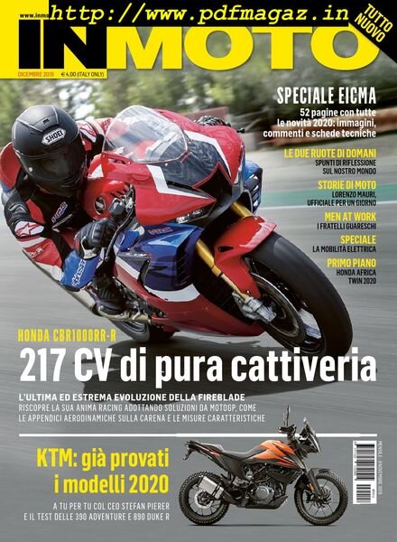 In Moto – Dicembre 2019 Cover
