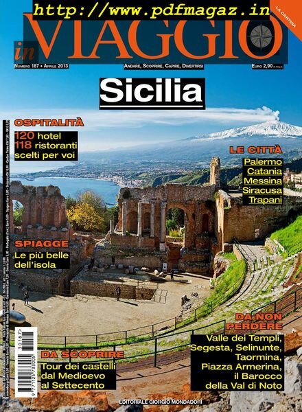 In Viaggio – Aprile 2013 Cover