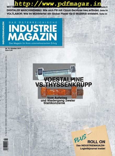 Industrie Magazin – November 2019 Cover