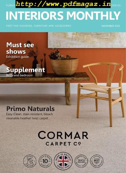 Interiors Monthly – November 2019 Cover