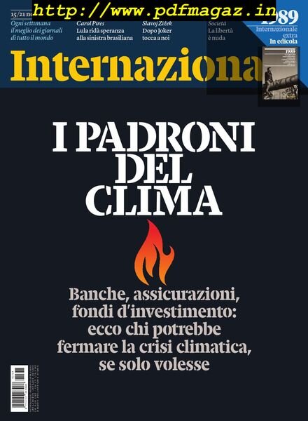 Internazionale – 15 Novembre 2019 Cover