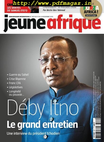 Jeune Afrique – 17 Novembre 2019 Cover