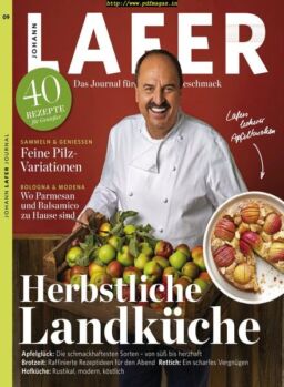 Johann Lafer Journal – Oktober 2019