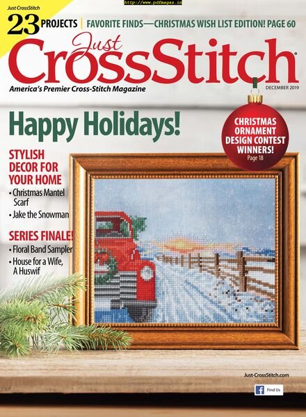 Just CrossStitch – December 2019 Cover