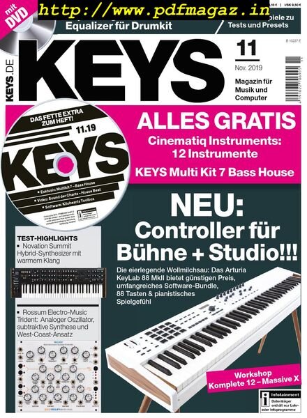 Keys – November 2019 Cover