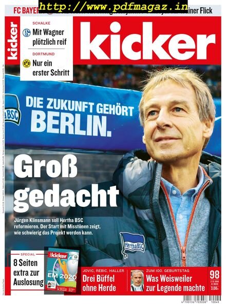 Kicker – 02 Dezember 2019 Cover