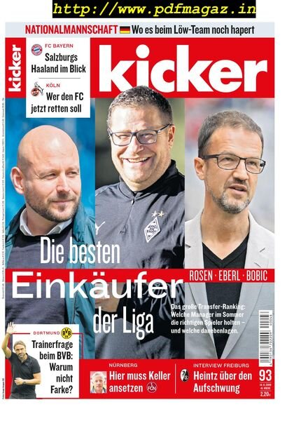Kicker – 14 November 2019 Cover