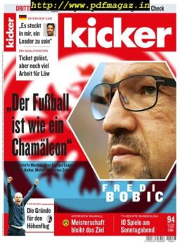 Kicker – 18 November 2019