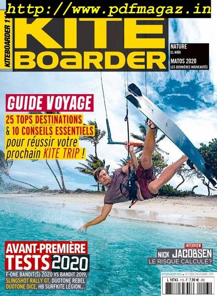 Kite Boarder Magazine – septembre 2019 Cover